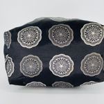 Sachi Shop Pack & Go Black and Grey / Gray Medallion Mandala Nylon Tote Photo 10