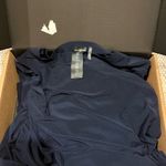 Norma Kamali  Navy Diana Dress Photo 5