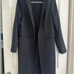 All Saints Black Trench Coat Photo 0