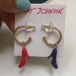 Betsey Johnson NWT  HIGH HEEL HOOPS Photo 1
