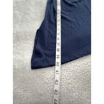 Michael Kors  Crewneck Sleeveless Side Ruched Asymmetric Dress Navy Blue SizeP/M Photo 10