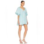 L'Academie Ilana Mini Dress in Baby Blue Photo 1
