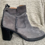 pikolinos pompeya ankle boots heeled gray suede stitched women’s size 39 Photo 0