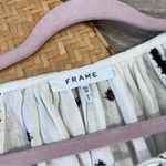 frame denim FRAME anita linen embroidered peasant blouse‎ Photo 8