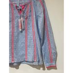 Lilly Pulitzer Mardi Long Sleeve Tunic Top Blue Periwinkle Chambray Size XS NWT Photo 4