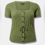 Torrid Vegan Cashmere Ribbed Pullover Square Neck Sweater 14-16 1X Photo 4