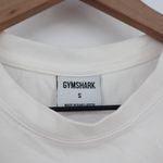 Gymshark  Logo T Shirt White Crew Neck Short Sleeve Athleisure Size S Photo 2