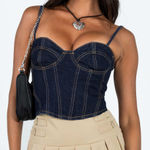 Princess Polly Denim Corset  Photo 0