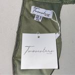 Twosisters the Label Rivers Midi Dress High Neck Moss Green Olive Lace US 12/XXL Photo 12