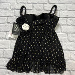 Coco reef  Womens Allure Foiled Underwire Swim Top Black 32D Bandeau Slimming New Photo 4