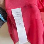 White House | Black Market WHITE HOUSE BLACK MARKET TANK TOP CORAL RED CUTOUT LINED WOMENS SIZE L Photo 3