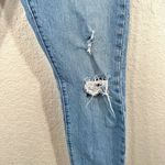 Levi's 501 Premium Skinny Medium Wash Distressed Jeans Photo 4