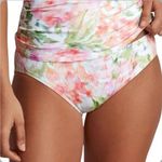 NWT Ralph Lauren Lauren Women's Floral Print Bikini Swimsuit Bottoms Pastel Size Pink Size 6 Photo 0