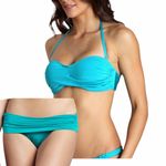 Vitamin A  Soleil Teal Blue 2 Piece bandeau Photo 1