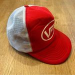 Vintage Vess Soda Foam Front Trucker SnapBack Hat Red Photo 1