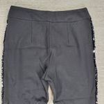 Nanette Lepore  Sequin Tuxedo Pants Women Small Black Pull On Dressy NEW Photo 11