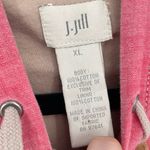 J.Jill  Unisex Pink Chambray Utility Hooded Button Front Jacket Extra Large‎ Photo 4