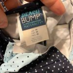 Motherhood Maternity Tankini Medium Blue Polka Dots Photo 8