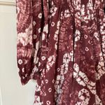 Ulla Johnson  Martine Dress Syrah Shibori Tie Dye Wine Red Maroon Burgundy Size 0 Photo 12