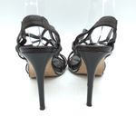 Diane Von Furstenberg  Heels Sandals Strappy Leather Stiletto Brown Size 8 Photo 3