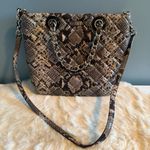 Kate Spade  Gold Coast Maryanne Snakeprint Quilted Leather Shoulder Bag Photo 0