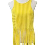 Wildcat Yellow Fringe Festival Tank Top (L) EUC Size L Photo 0