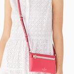 Kate Spade Authentic Saffiano leather top zip Crosby w large card holder Photo 15