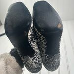 BCBGeneration BCBG Generation Womenโs Black & White Animal Print Peep Toe Stiletto Heels Sz 7 Photo 5