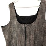 Torrid Studio Black Double Knit Jacquard Square Neck Zip Front Corset Top 3X Photo 5