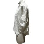 Madewell  Women's Short Sleeve Button-Up Top White XXS Photo 3