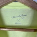 Universal Threads Universal Thread Neon Yellow Shrunken Crop Boxy T-Shirt S Photo 4