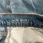 American Eagle  blue mom high rise denim jean shorts in size 2 Photo 3