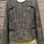 Soft Surroundings  Blazer size Medium Zipper Coat‎ Tweed Sweater Jacket Pockets Photo 0