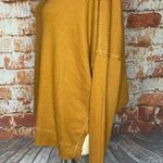 Wild Fable  Long Sleeve V-Neck Cozy Rib Oversized Shirt Sweater Large Brown Photo 4