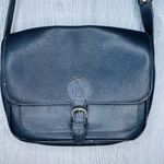 Vintage 70s francois marot Paris black Leather Crossbody Bag Purse handbag acces Photo 7