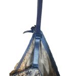 Laura Ashley  White Blue Floral Lace Trim V-Neck Sleep Shirt Women Sz XL Photo 4