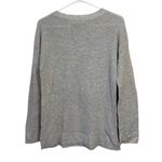 American Eagle Jegging Fit Pullover Sweater Lace Up Front Knitted Gray Sz Small Photo 1