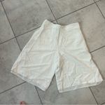 Club Monaco  White Lined Bermuda Wide Leg Women’s Shorts XS Photo 7