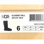 UGG  Black Classic Tall Suede Winter Boots Women's Size 6 EUC With Box Photo 7