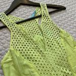 NWT SUBOO Silk Blend Maxi Dress Yellow Green Size XS Sleeveless Photo 5