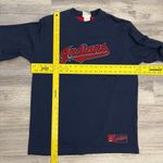 Lee Blue & Red Cleveland Indians Short Sleeve 100% Cotton Women's T Photo 6