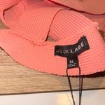 JLUXLABEL  cropped top adjustable belted back peachy pink XL NEW stretch Photo 4