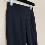 Alo Yoga Ripped Warrior Leggings, Black, Airbrush Knit, High Waist Laser-Cut Fit Photo 2