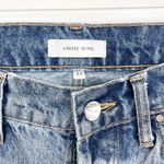 ANINE BING Lara Ripped Frayed Hem Kick Flare Jeans Photo 3