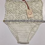 Raga New. ivory high waisted crochet bikini bottom. Retails $99 Photo 7