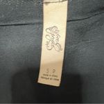 Free People  Wanderer Floral Mini Bell Sleeve Dress Small Women’s Black Blue Photo 3