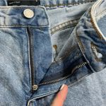 ASOS Jeans Baggy Mom Fit Tapered Leg Size 32 Petite 26” Inseam Cropped Denim Photo 3