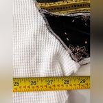 We The Free  FREE People Blossom Thermal Top oversized waffle knit long sleeve XS Photo 10