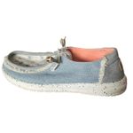 Hey Dude  Wendy Tropical Women's‎ 7 Blue Palm Tree Slip On Resort Casual Summer Photo 2