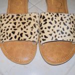 Matisse Footwear Beach by Matisse Havana Real Fur Leather Slip On Slide Sandals Photo 1